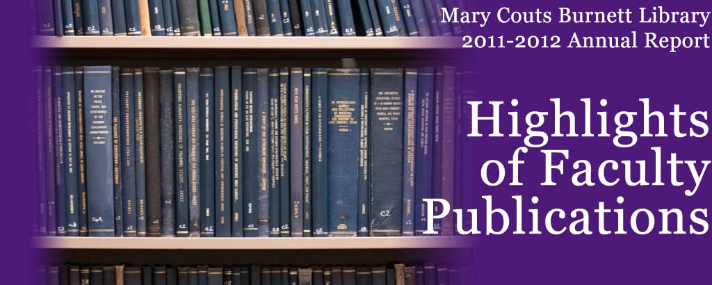 Highilights of Faculty Publications | MCB Library 2011-2012 Annual Report