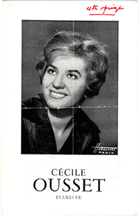 Cécile Ousset poster.